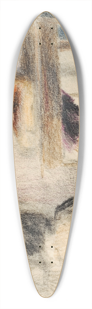Otto Meyer-Amden - Mann und Frau am Tisch in Amdener Stube 39.3 inch art pintail longboard deck Otto Meyer-Amden - Mann und Frau am Tisch in Amdener Stube 39.3 inch art pintail longboard deck