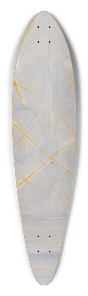 Otto Meyer-Amden - Tagebuchblatt II 39.3 inch art pintail longboard deck Otto Meyer-Amden - Tagebuchblatt II 39.3 inch art pintail longboard deck