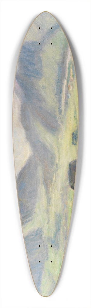Otto Modersohn - Blick ins Tal (Hindelang) 39.3 inch art pintail longboard deck