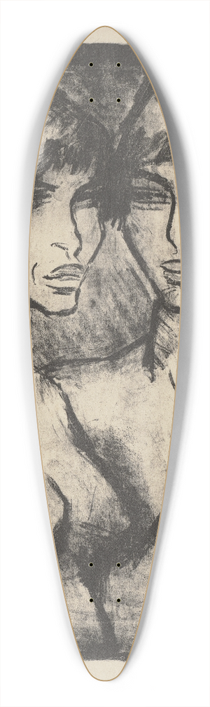 Otto Mueller - Zwei Mdchen  Halbakte 39.3 inch art pintail longboard deck