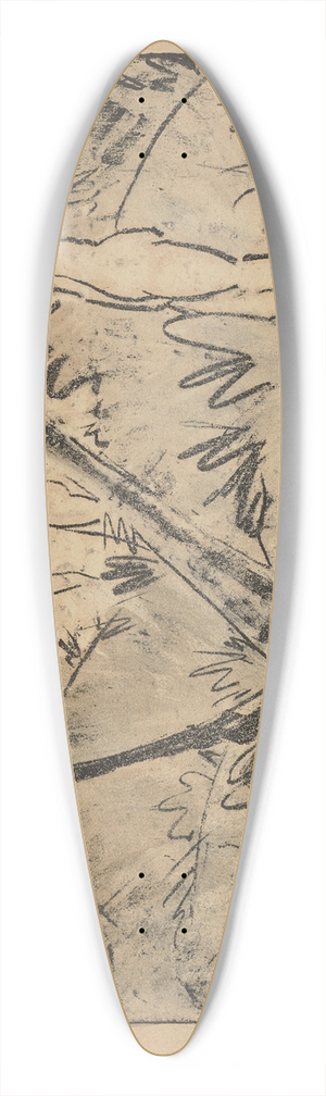 Otto Mueller - Zwei Mdchen mit gegabeltem Baum 39.3 inch art pintail longboard deck