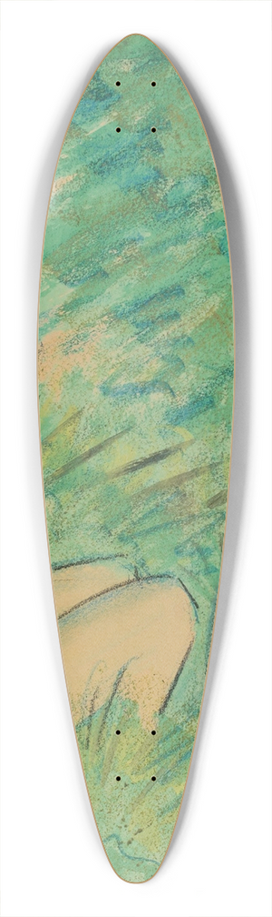 Otto Mueller - Zwei weibliche Akte im Wald 39.3 inch art pintail longboard deck