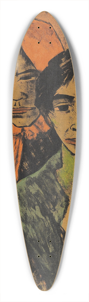 Otto Mueller - Zwei Zigeunerinnen (Zigeunermutter mit Tochter) 39.3 inch art pintail longboard deck