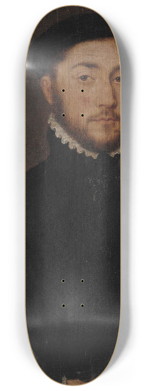 Corneille de Lyon - Portrait of a gentleman 8.25 inch art skate deck Corneille de Lyon - Portrait of a gentleman 8.25 inch art skate deck