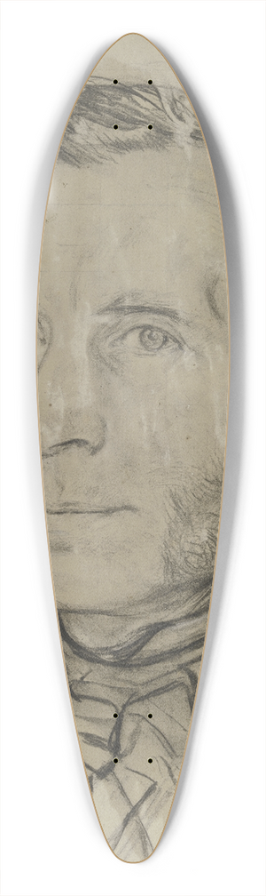 Otto Scholderer - Portrt eines Mannes mit Backenbart 39.3 inch art pintail longboard deck