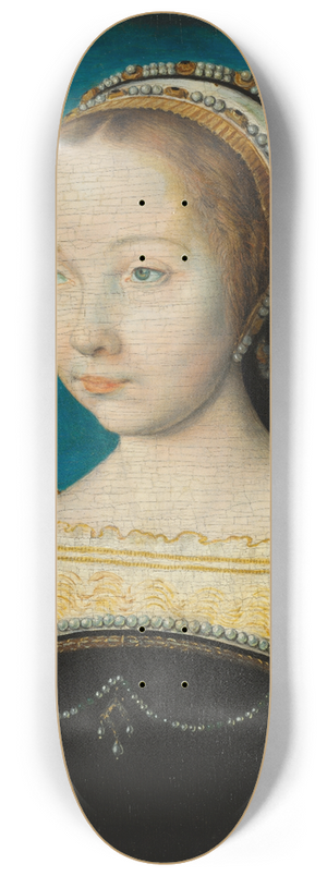 Corneille de Lyon - Portrait of a Woman 8.25 inch art skate deck