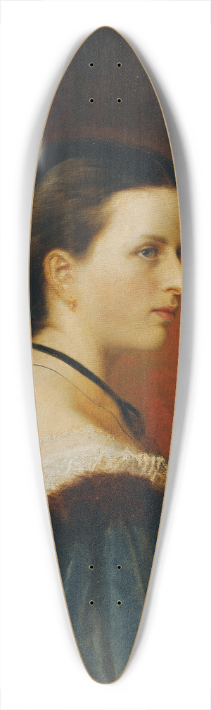 Otto von Thoren - Bertha von Thoren 39.3 inch art pintail longboard deck