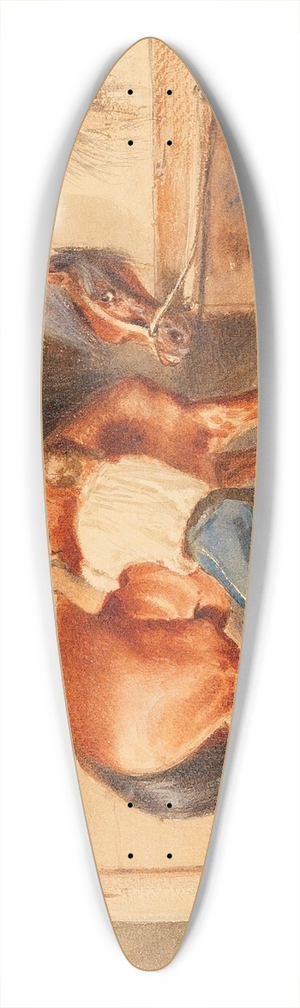 Otto von Thoren - Im Pferdestall 39.3 inch art pintail longboard deck