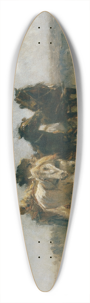 Otto von Thoren - Ungarisches Fuhrwerk 39.3 inch art pintail longboard deck