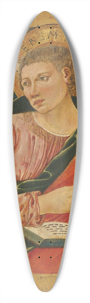 Pancrazio Iovetti - The Prophet Jeremiah 39.3 inch art pintail longboard deck