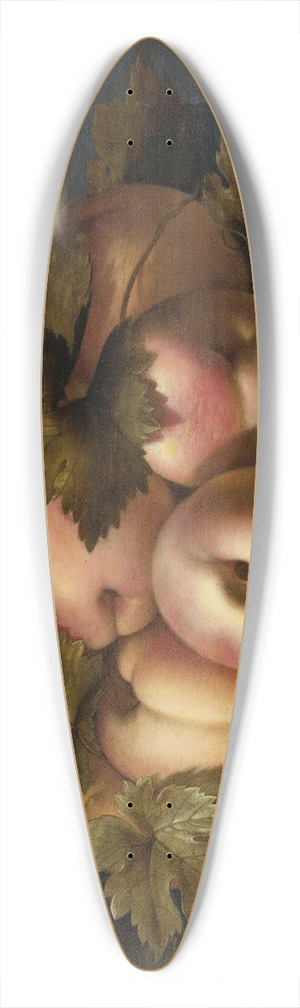 Panfilo Nuvolone - A Still Life Of Peaches On A Pewter Plate 39.3 inch art pintail longboard deck