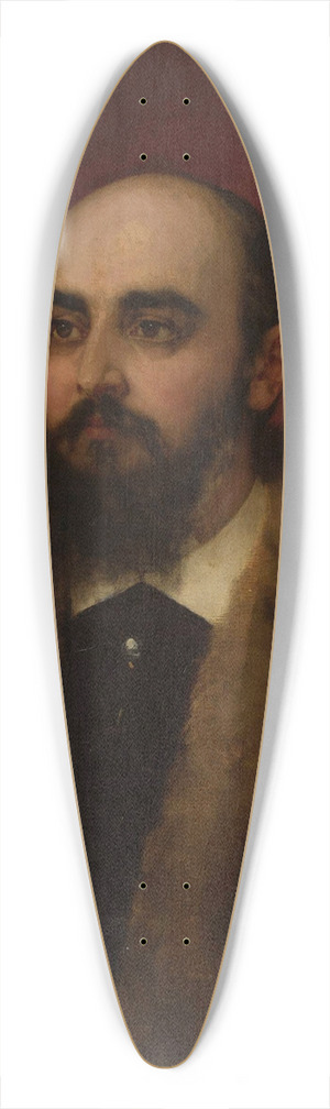 Pantaleon Szyndler - Portrait of a man -Ludwik Krasiski 39.3 inch art pintail longboard deck