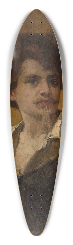 Pantaleon Szyndler - Self-portrait 39.3 inch art pintail longboard deck