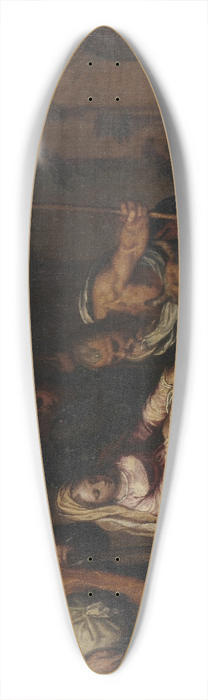 Paolo Farinati - Adoration of the Shepherds 39.3 inch art pintail longboard deck