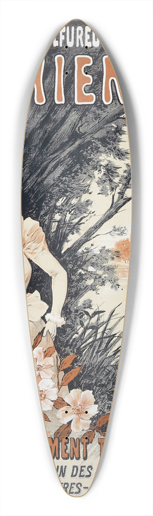Paolo Henri - Enghien les Bains 39.3 inch art pintail longboard deck