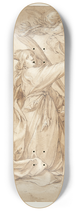 Abraham Bloemaert - The martyrdom of Saint Catherine 8.25 inch art skate deck