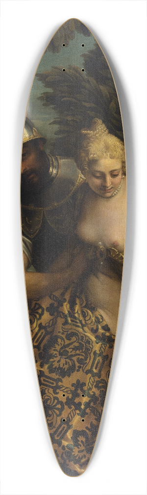 Paolo Veronese - Mars and Venus 39.3 inch art pintail longboard deck