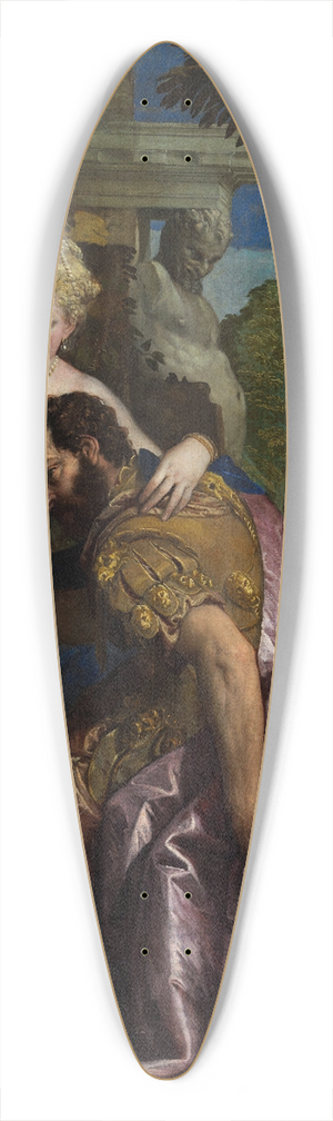 Paolo Veronese - Mars and Venus United By Love 39.3 inch art pintail longboard deck Paolo Veronese - Mars and Venus United By Love 39.3 inch art pintail longboard deck