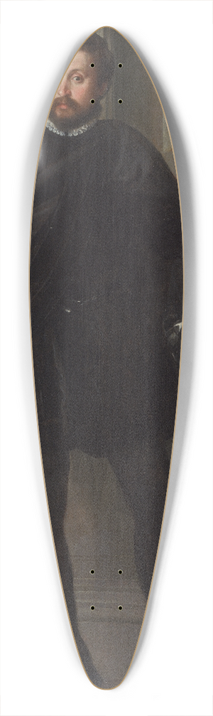 Paolo Veronese - Portrait of a Man 39.3 inch art pintail longboard deck Paolo Veronese - Portrait of a Man 39.3 inch art pintail longboard deck
