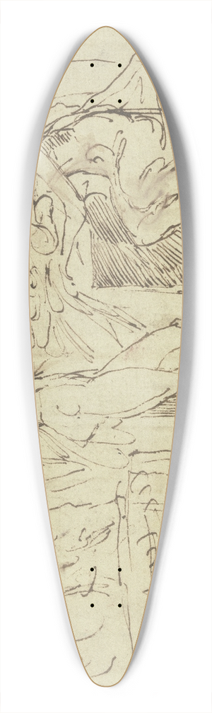 Parmigianino - Adoration of the shepherds 39.3 inch art pintail longboard deck Parmigianino - Adoration of the shepherds 39.3 inch art pintail longboard deck