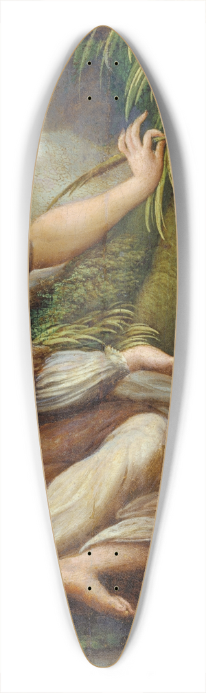 Parmigianino - Female Martyr with Angels (Saint Catherine of Alexandria) 39.3 inch art pintail longboard deck