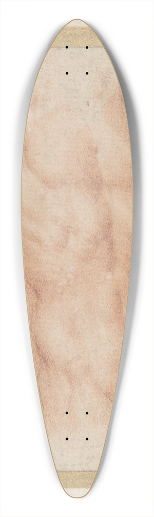 Parmigianino - Male Nude Torso with Raised Arms 39.3 inch art pintail longboard deck