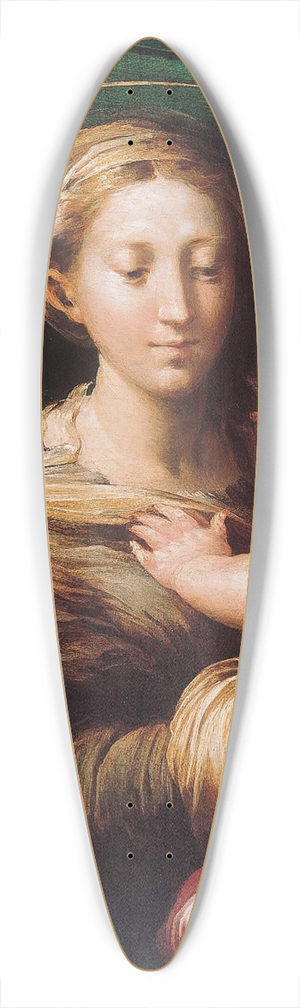 Parmigianino - The Madonna and Child 39.3 inch art pintail longboard deck