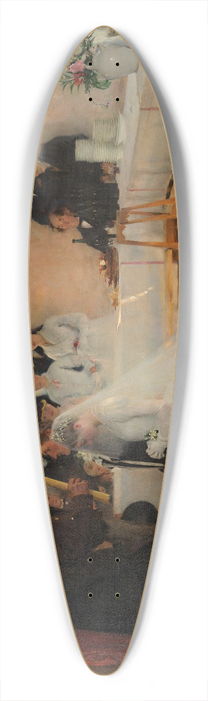 Pascal-Adolphe-Jean Dagnan-Bouveret - Blessing of the Young Couple Before Marriage 39.3 inch art pintail longboard deck