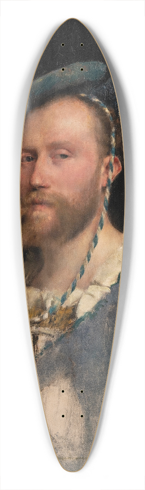 Pascal-Adolphe-Jean Dagnan-Bouveret - Portrait of Gustave Courtois 39.3 inch art pintail longboard deck