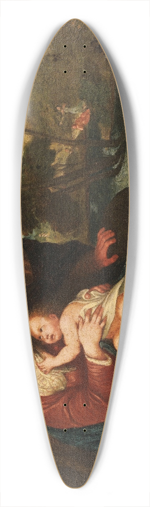 Pasquale Rossi - Le Repos De La Sainte Famille 39.3 inch art pintail longboard deck Pasquale Rossi - Le Repos De La Sainte Famille 39.3 inch art pintail longboard deck