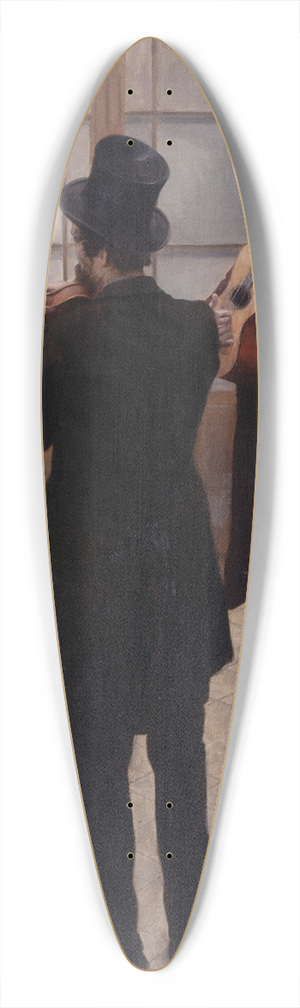Paul-Albert Bartholom - The musicians 39.3 inch art pintail longboard deck