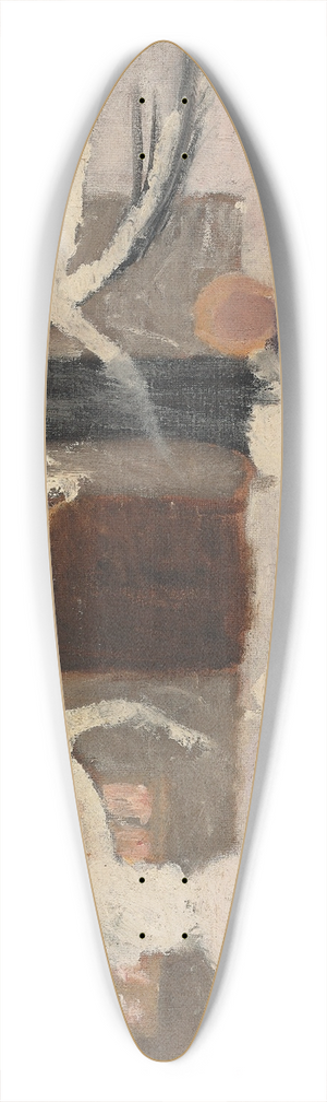 Paula Modersohn-Becker - Boy in the snow 39.3 inch art pintail longboard deck