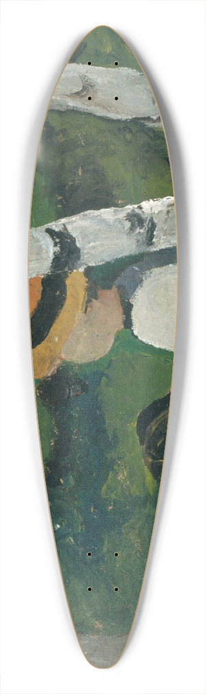 Paula Modersohn-Becker - Boy on the way under birch trees 39.3 inch art pintail longboard deck