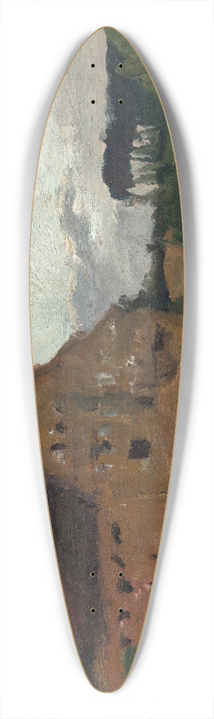 Paula Modersohn-Becker - Old Factory 39.3 inch art pintail longboard deck Paula Modersohn-Becker - Old Factory 39.3 inch art pintail longboard deck