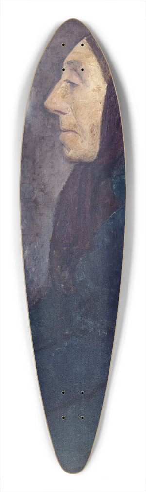 Paula Modersohn-Becker - Sitting Old Peasant Woman 39.3 inch art pintail longboard deck Paula Modersohn-Becker - Sitting Old Peasant Woman 39.3 inch art pintail longboard deck