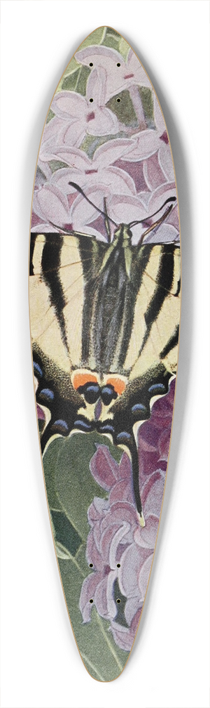 Paul-Andre Robert - Le Flamb 39.3 inch art pintail longboard deck