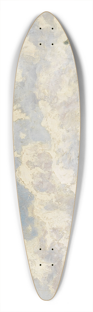 Paul Baum - Sonnig-wolkiger Himmel ber moorigen Wiesen mit Bachlauf 39.3 inch art pintail longboard deck