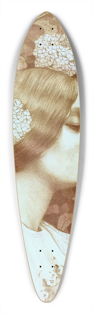 Paul Berthon - Dessin original pour les Matres de lAffiche 39.3 inch art pintail longboard deck