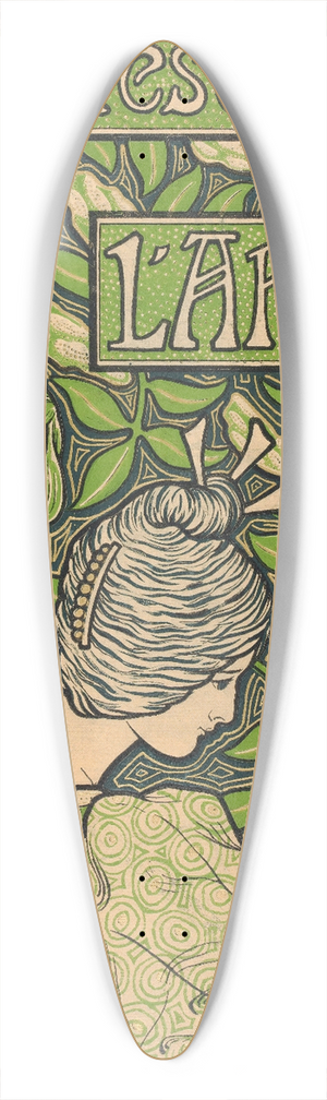 Paul Berthon - Matres de laffiche 39.3 inch art pintail longboard deck