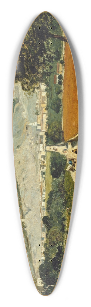 Paul-Camille Guigou - Paysage de Provence. Vue de Saint-Saturnin-les-Apt. 39.3 inch art pintail longboard deck