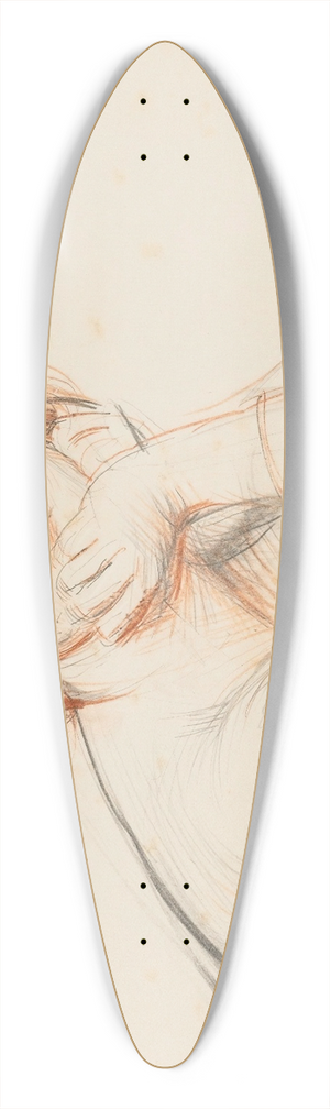 Paul Csar Helleu - Portrait Of Jacqueline 39.3 inch art pintail longboard deck