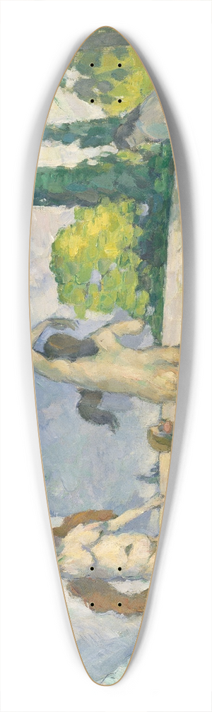 Paul Czanne - Bathers 39.3 inch art pintail longboard deck