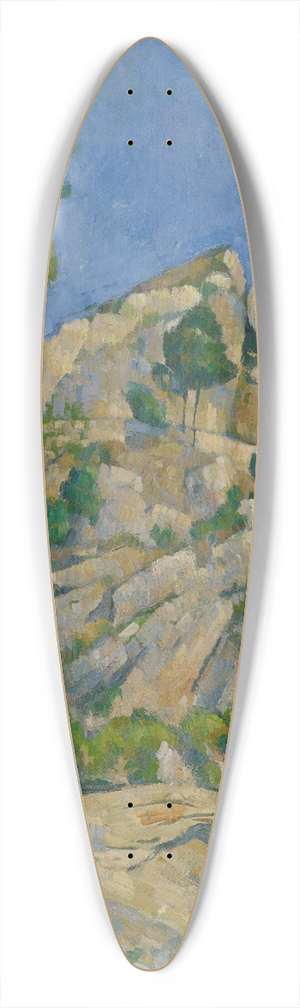 Paul Czanne - Bottom of the Ravine 39.3 inch art pintail longboard deck