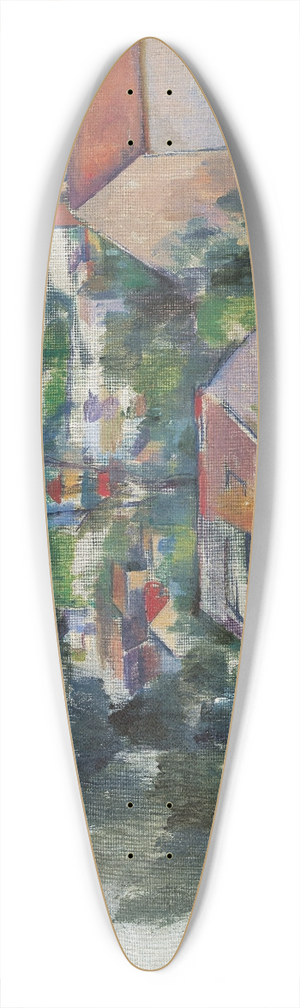 Paul Czanne - Landscape 39.3 inch art pintail longboard deck