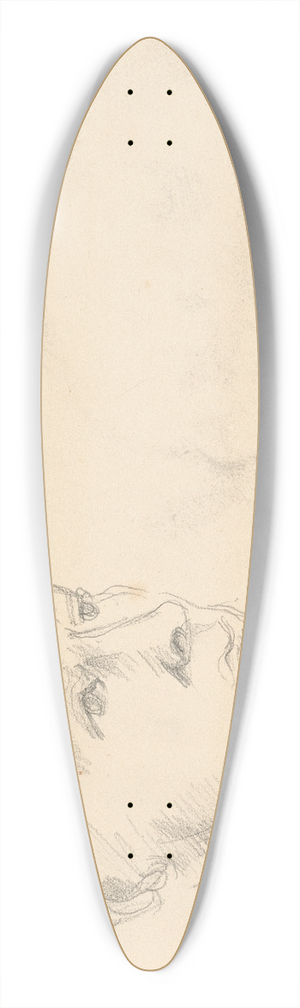 Paul Czanne - Madame Czanne 39.3 inch art pintail longboard deck
