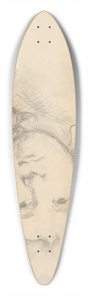 Paul Czanne - Madame Czanne 39.3 inch art pintail longboard deck