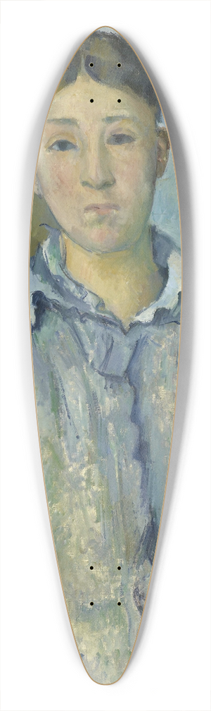 Paul Czanne - Madame Czanne in Blue 39.3 inch art pintail longboard deck