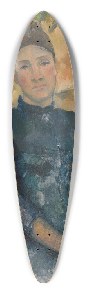Paul Czanne - Madame Czanne in the Conservatory 39.3 inch art pintail longboard deck Paul Czanne - Madame Czanne in the Conservatory 39.3 inch art pintail longboard deck
