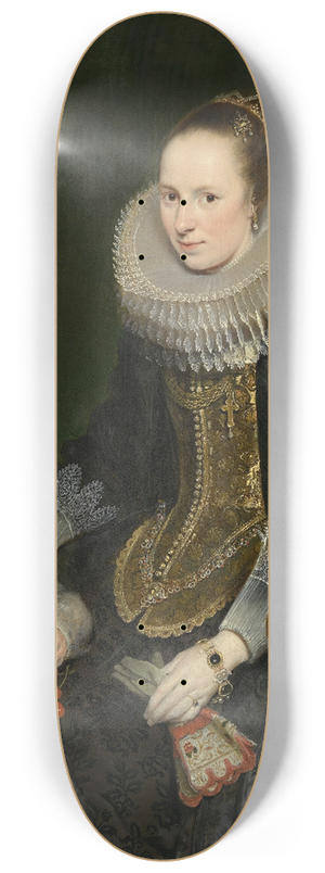 Cornelis de Vos - Mother and child 8.25 inch art skate deck Cornelis de Vos - Mother and child 8.25 inch art skate deck