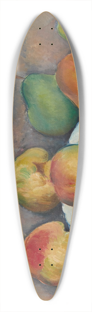 Paul Czanne - Nature morte; pommes et poires 39.3 inch art pintail longboard deck Paul Czanne - Nature morte; pommes et poires 39.3 inch art pintail longboard deck